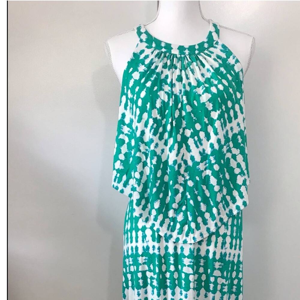 Chicos Womens Tie Dye Maxi Dres Size XS NWT